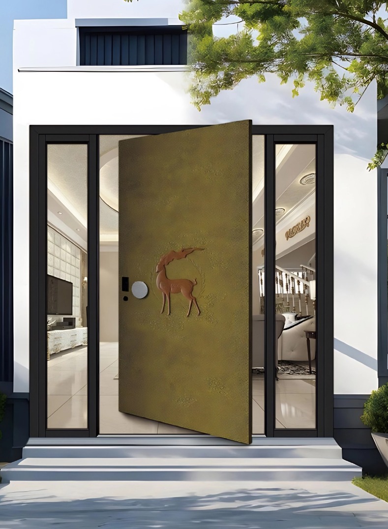 DeerArt Decorative Pivot Entrance Door product